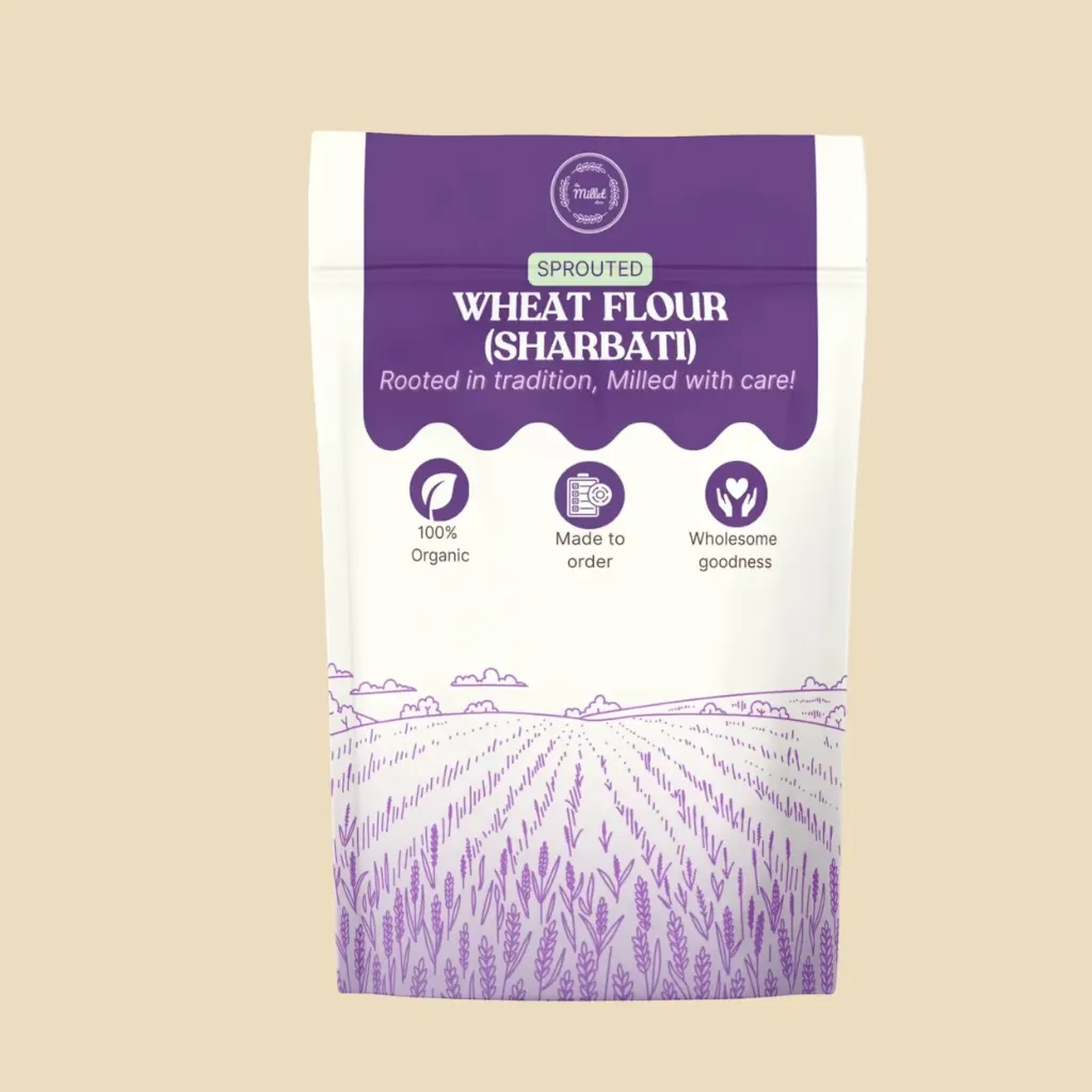 Sprouted wheat flour